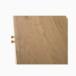 Sideboard-oak-four-door-gold-knobs-200cm