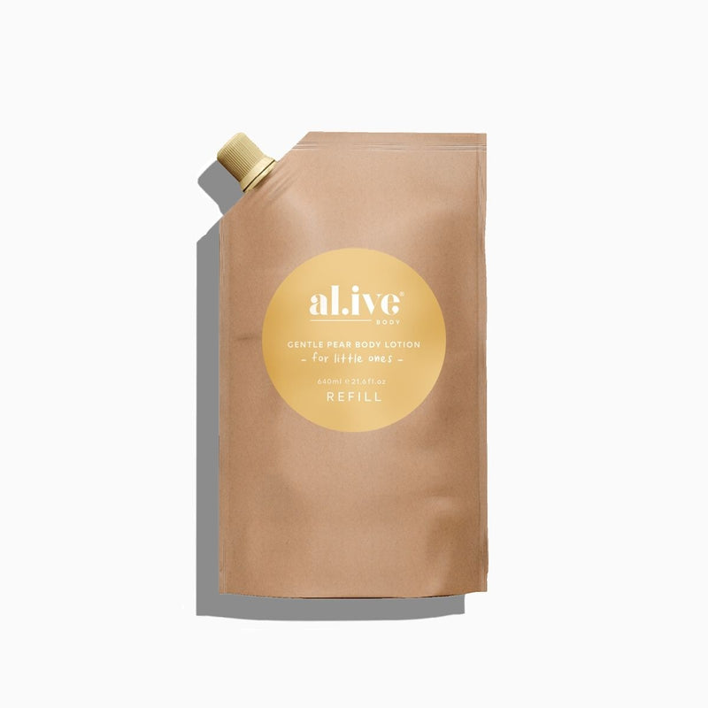 Alive baby hair and body lotion refill pouch Al.ive