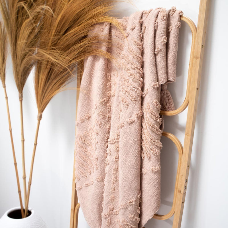 throw-rug-blanket-tufted-cotton-blush-pink-coastal-boho