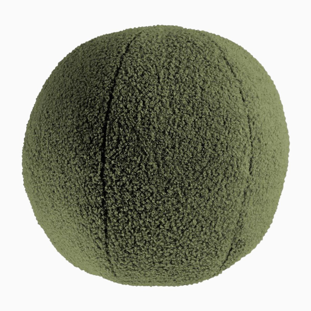 cushion-boucle-ball-olive-green