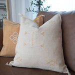 cactus silk cushions on couch