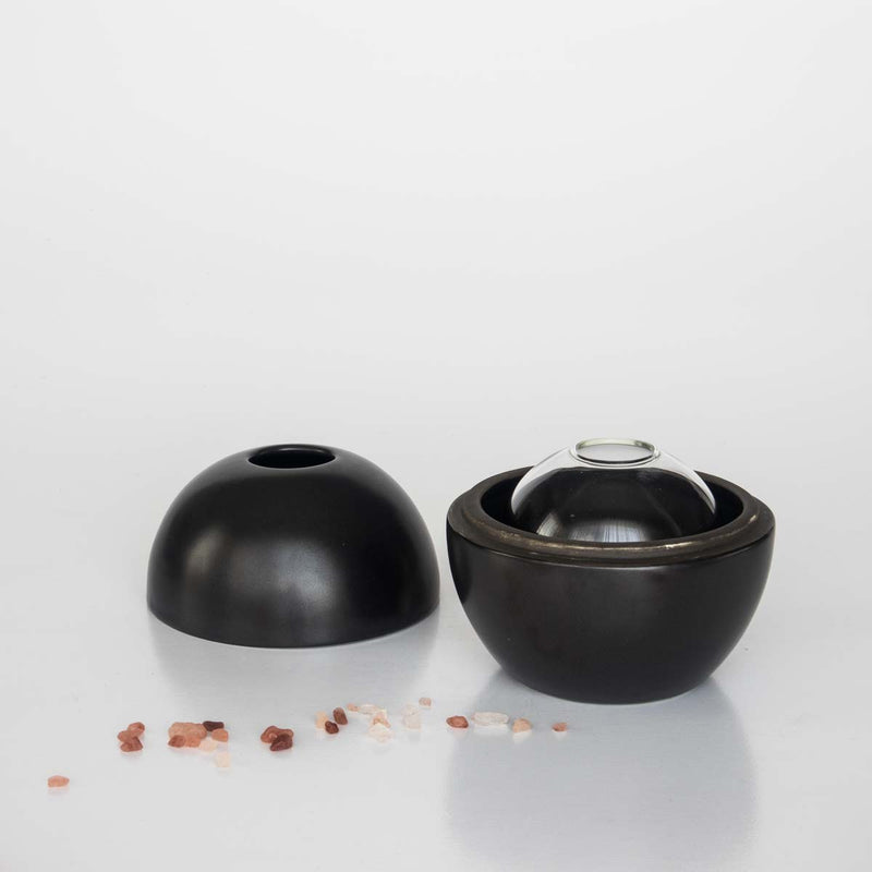 black ceramic orb diffuser