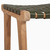 stool-counter-leather-woven-olive-green