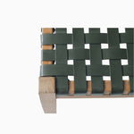 bench-leather-woven-strap-olive