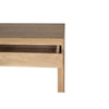 console-table-oak-two-drawers