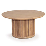 table-coffee-round-ribbed-base-wood-teak