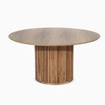 dining-table-round=-ribbed-base-150cm-teak