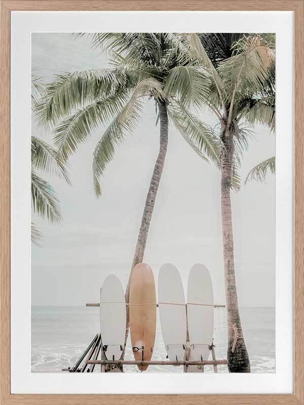 art-print-surfboards-framed-oak