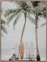 art-print-surfboards-stretched-canvas-oak-frame