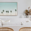 canvas-art-print-tall-palm-trees-oak-frame-living-room