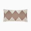 Corlette rectangle cushion - Salt & Sand