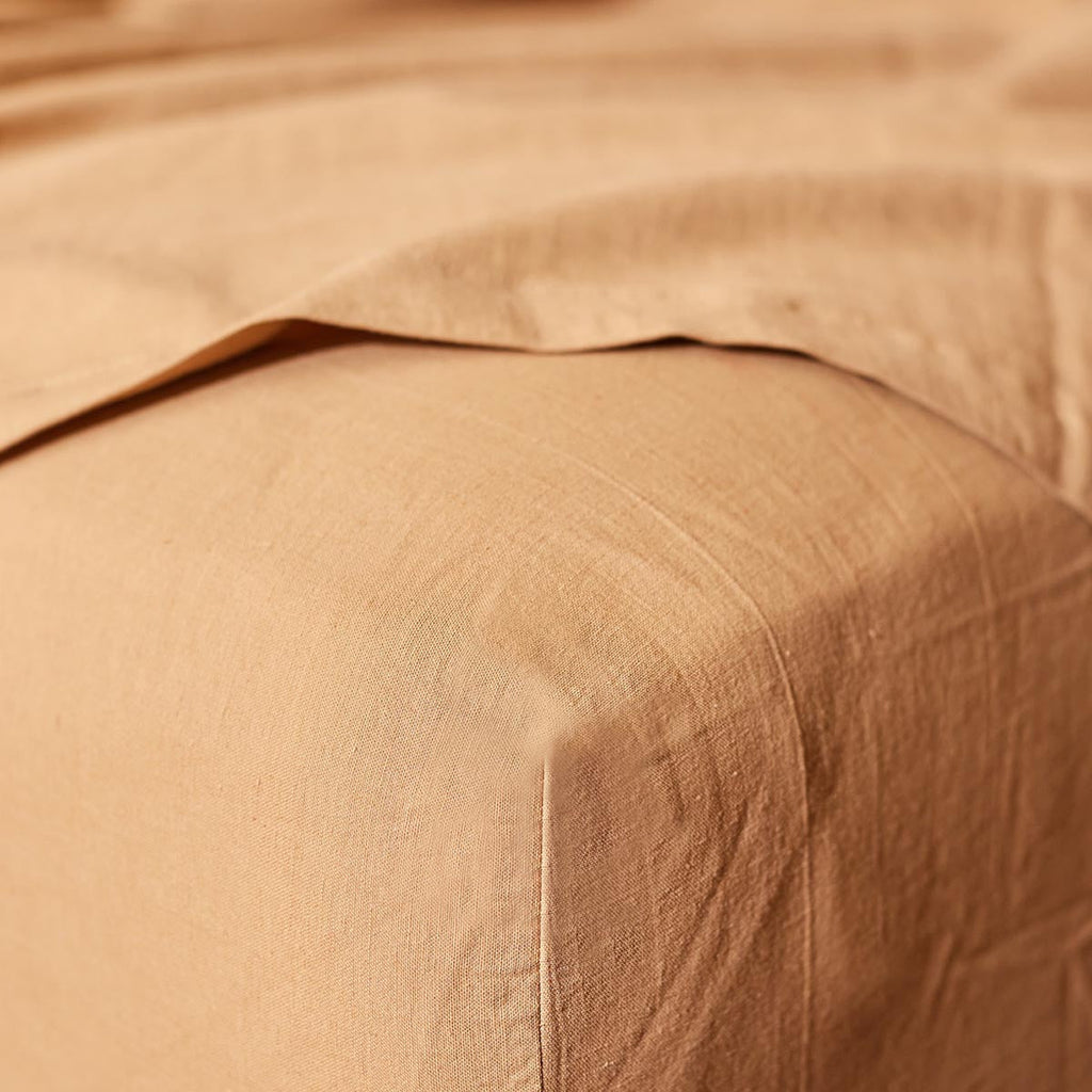 sheet-linen-cotton-flat-nutmeg