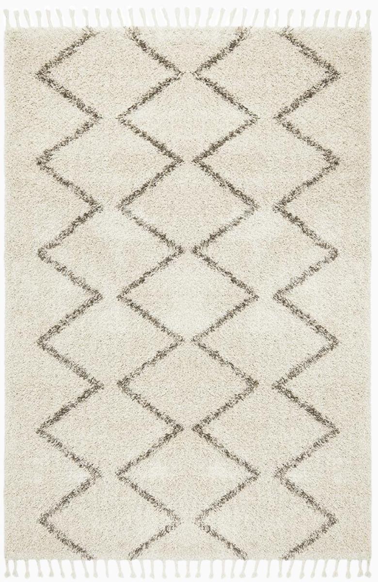rug-floor-area-zigzag-shag-cream-taupe-bohemian-moroccan